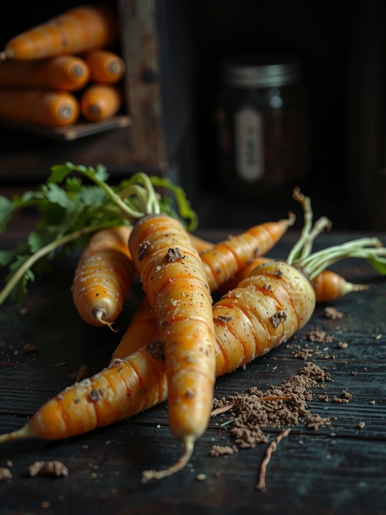 Marchew z zimowej przechowalni