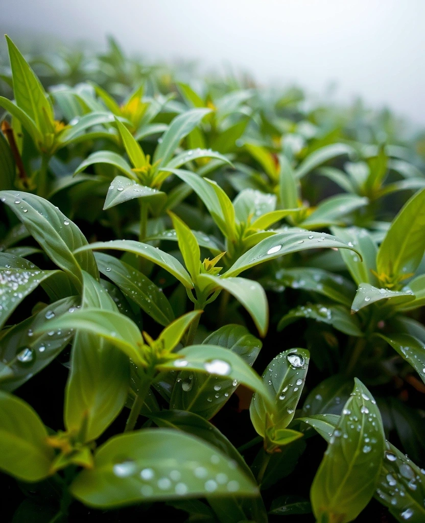 Ogrody szczecińskie o poranku